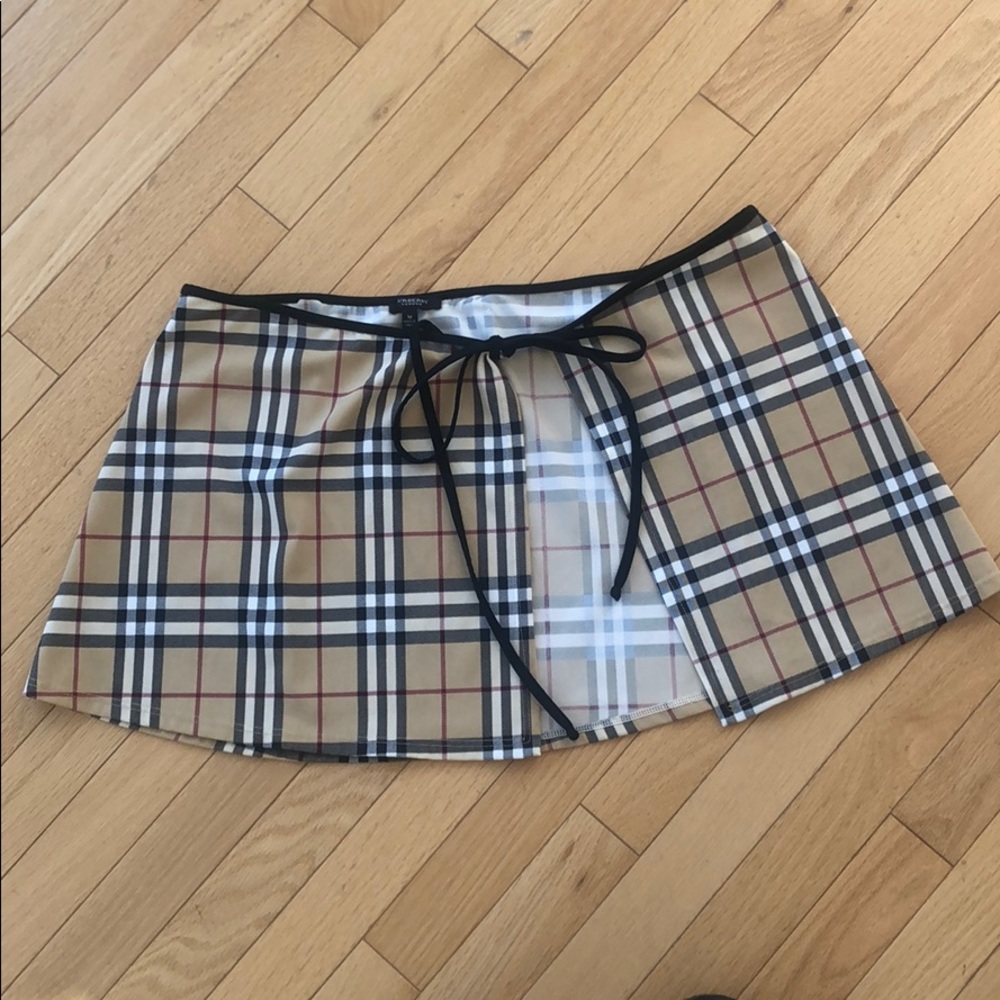 Burberry Wrap Skirt